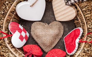 Картинка love, romantic, valentine's day, gift, валентинки, hearts, сердцечки