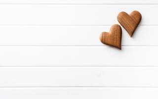 Картинка сердечки, romantic, wooden, love, wood, valentine's day, hearts