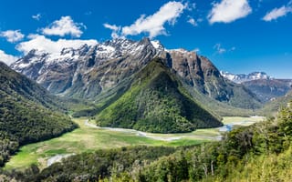 Обои горы, Новая Зеландия, New Zealand, Humboldt Mountains