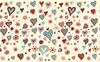 Обои праздник всех влюбленных, заставки для рабочего стола, текстура, рисунки, сердце, сердца, вектор, сердечки, лучшие, праздник, hd, валентинки