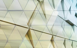 Обои abstract, triangle, wall, steel, texture, треугольник, design