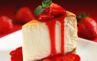 Картинка сладкое, food, еда, ягоды, berries, крем, dessert, десерт, пирожное, торт, cake, strawberries, cheesecake, клубника, чизкейк