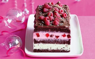 Обои десерт, chocolate, dessert, еда, food, рулон, малина, шоколад, roll, сладкое, raspberries
