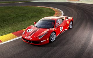 Обои Ferrari, Challenge, 458, феррари, суперкар