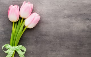 Картинка цветы, букет, tulips, розовые, spring, flowers, fresh, тюльпаны, pink, beautiful