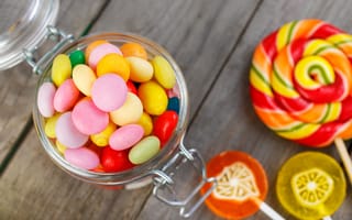Обои colorful, леденцы, candy, lollipop, конфеты, сладости, sweet
