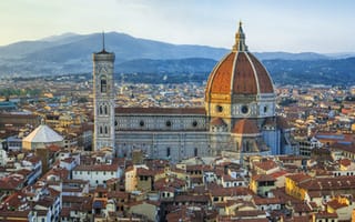 Картинка city, город, Флоренция, panorama, cityscape, travel, Италия, Europe, Italy, view, Florence