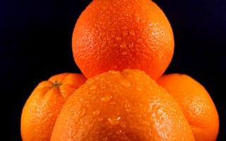 Картинка фрукты, капли, апельсины, вода