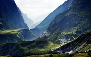 Картинка горы, природа, пейзаж, Lijiang, Tibet, Китай