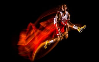 Картинка Trajectories, athlete, Basketball