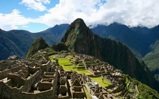 Картинка Peru, Перу, Мачу-Пикчу, древний город, холмы