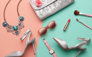Картинка лето, стиль, fashion, cosmetics, аксессуар, помада, metallic, часы