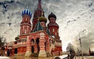Картинка кремль, москва, красная площадь, собор