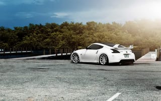 Картинка Nissan 370Z, white, авто, tuning, car, тюнинг, ниссан