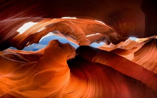 Картинка скалы, antelope canyon, пещера, природа, каньон