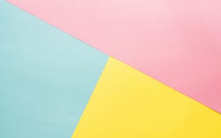 Картинка линии, желтый, голубой, розовые, геометрия, абстракция