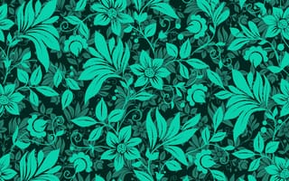 Картинка цветы, green, flowers, текстура, узор