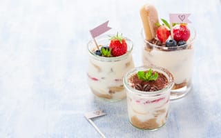 Картинка ягоды, черника, sweet, chocolate, tiramisu, coffe, клубника, dessert