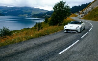 Картинка Ferrari, France, Berinetta, феррари, франция, дорога