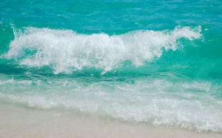 Картинка волна, лето, пена, отпуск, море, отдых, пляж, песок, берег