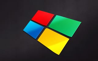 Картинка windows, логотип, операционная система, компьютер, hi-tech, эмблема, рельеф, объем, 3D