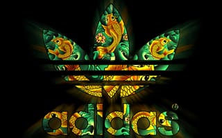 Картинка адидас, adidas, логотип, рыбка, коллаж, эмблема