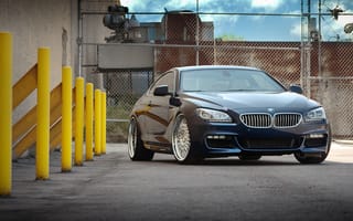 Картинка BMW, tuning, blue, 650i, coupe, F13