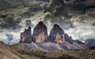 Картинка Italy, Dolomites, Tre Cime di Lavaredo