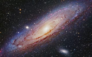 Картинка галактика, М31, звезды, космос