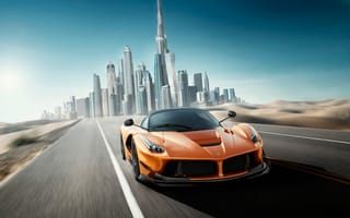 Картинка Дубай, Dubai, LaFerrari, суперкар, Ferrari