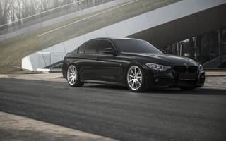 Картинка BMW, stance, tuning, 335i, black, F30