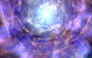 Картинка The Elder Scrolls V, Skyrim, свет, звезды, небо
