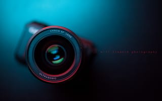 Картинка Canon, линза, фотоаппарат, объектив