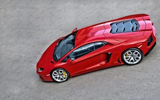 Картинка Lamborghini, Car, LP700-4, Orange, Design, Kahn, Aventador, Static