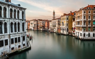 Обои Италия, Panorama, cityscape, Venice, канал, channel, Grand Canal, Italy, Венеция