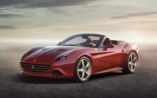 Картинка красный, Ferrari, Калифорния Т, суперкар, California T, передок, Феррари