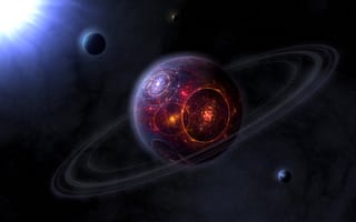Картинка planet, Sci FI, strange, circles