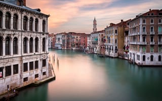 Обои Италия, Venice, channel, канал, Italy, Венеция, Grand Canal, Panorama