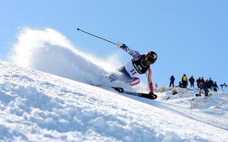 Картинка Спортсмен, снег, Sochi 2014, горные лыжи, зимние олимпийские игры, Сочи 2014, лыжник, олимпиада