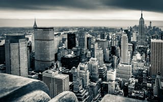 Картинка New York City, сша, empire state, город, небоскребы, USA, Manhattan, нью йорк, америка, NYC