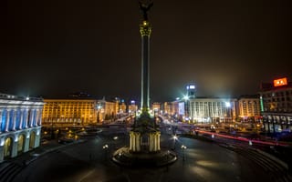 Картинка Kiev, Independence Square, Ukraine, Майдан