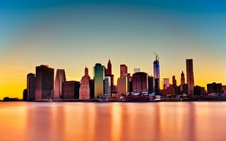 Картинка New York City, сша, город, америка, небоскребы, USA, нью йорк