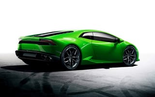 Картинка Lamborghini Huracan, Green, Зеленый, Ламборгини, Sport car, Уракан, LP610-4, Car, Автомобиль