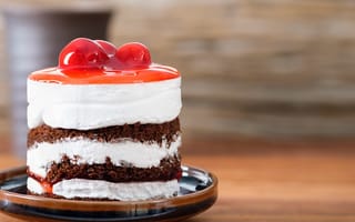 Картинка шоколад, пирожное, десерт, желе, крем