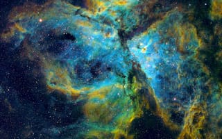 Картинка nebula, скопление звёзд, космос, туманность