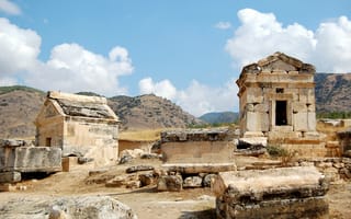 Картинка Иераполь, Турция, Hierapolis, развалины, античный город
