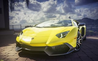 Картинка Lamborghini aventador, авто, supercar