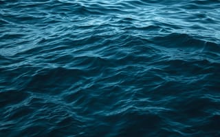 Картинка море, глубина, волны, синий, рябь, вода