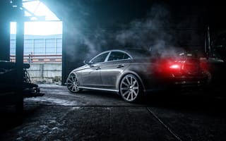 Картинка Mercedes-Benz, CLS 55, AMG, rearside
