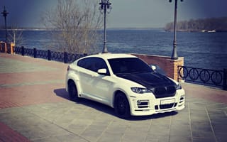 Картинка E72, HAMANN, white, tuning, X6, BMW